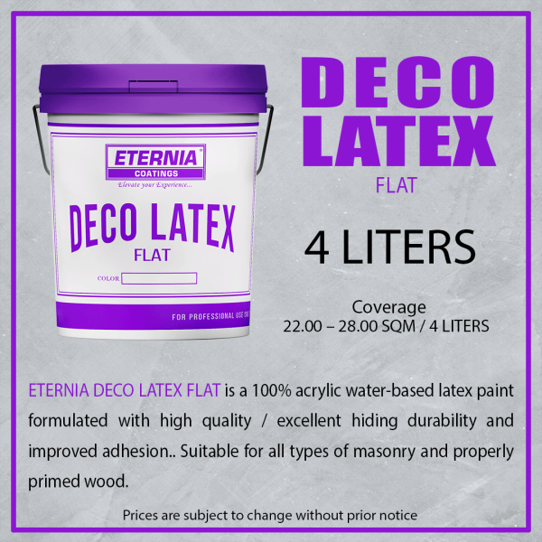 DECO LATEX (FLAT) 4 L